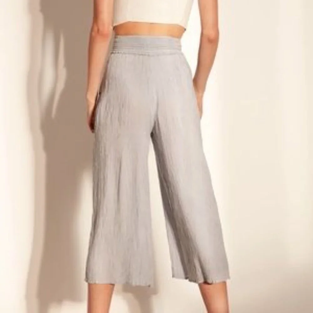 Aritzia Wilfred Nanterre Flowy Pants Grey XS